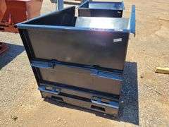 2 Yard Skid Steer Trash Hopper