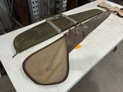 (2) Allen Soft Rifle Cases and Past Recoil Protection Shoulder Pad