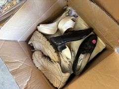 Shoes, clothing, containers