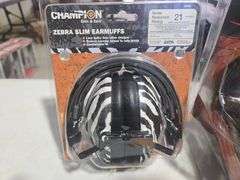 Sound Soldier Passive Range Ear Muffs and Champion Zebra Slim Ear Muffs