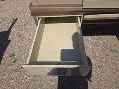 (2) Metal Desk