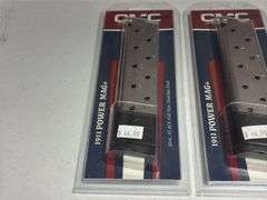 (2) CMC 1911 Power Mag+ 10 Round .45 ACP Magazines