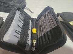 (2) Screwdriver/Pick Sets, Game Scissors and File Set in Bag