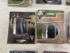 (5) UTG Flashlight/Laser Picatinny Rings (3) Riser Mounts (4) Top Ring Covers all for Various Makes 