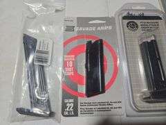 (3) Small .22 Magazines and (2)  32 ACP Magazines