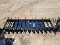 70" Skid Steer Root Rake