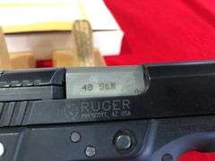 4.14" Ruger  SR40  .40 Caliber  Pistol