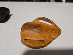(3) Leather Waistband Pistol Holsters
