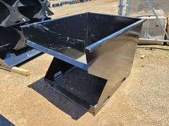 2 Yard Skid Steer Trash Hopper
