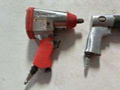 Husky Air Operated Impact Wrench, Central Pneumatic Pistol Grip Air Shears, Husky Pneumatic Air Chis