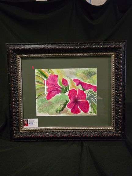 Framed Watercolor Painting