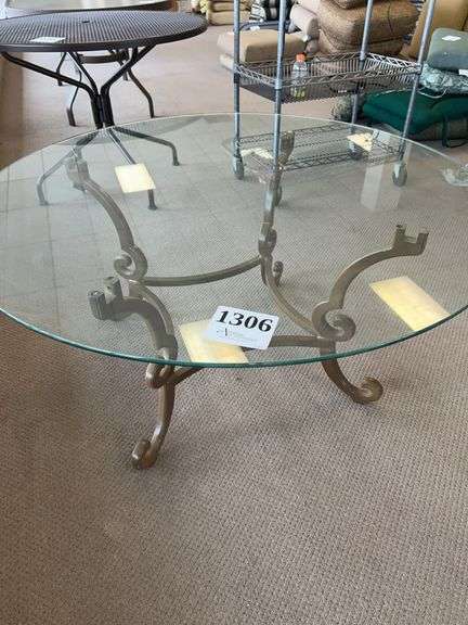 48 inch glass top coffee table