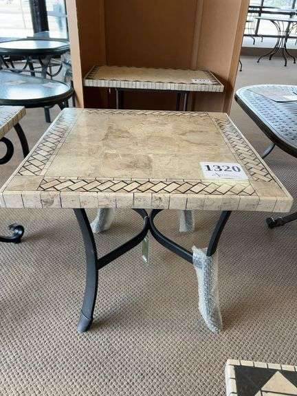 24 inch tile top table