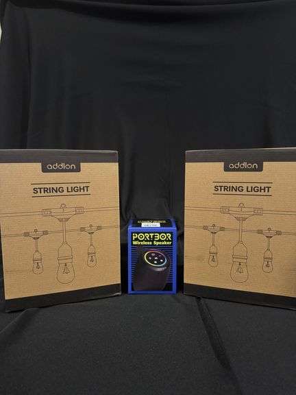 Two Sets of addlon 48 FT Outdoor String Lights