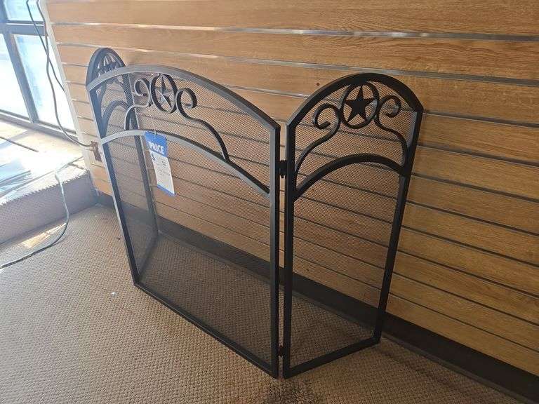 (3) Fold Fire Place Screen