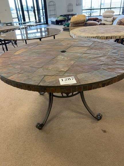 54 inch tile top table