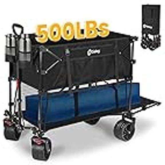 Large Capacity Folding Double Decker Wagon