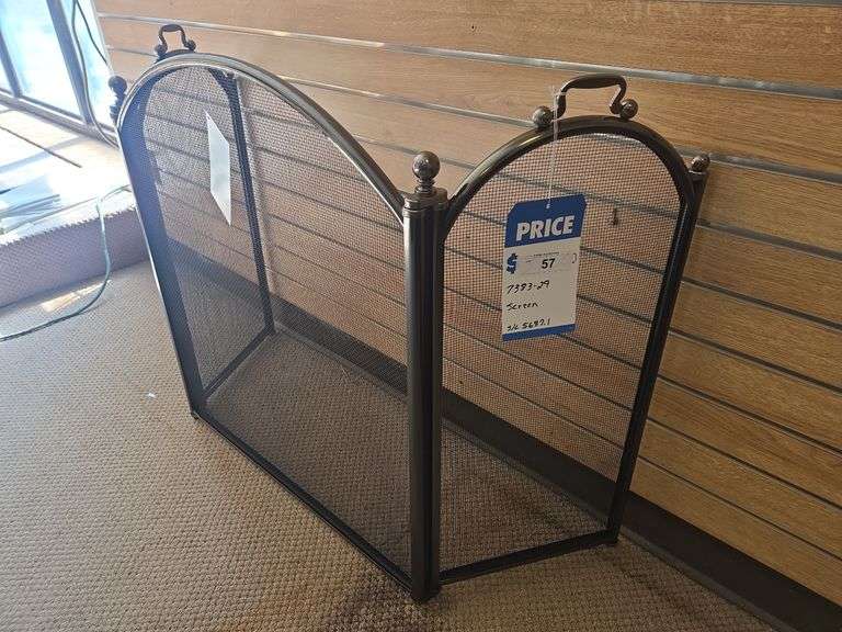 (3) Fold Fire Place Screen