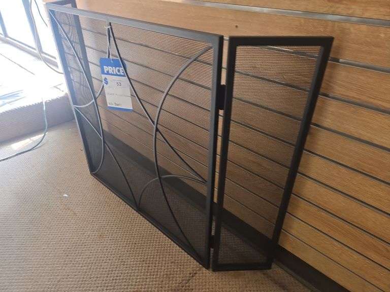 (3) Fold Fire Place Screen