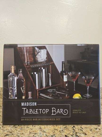 Table Top Bar Set, Acacia Wood