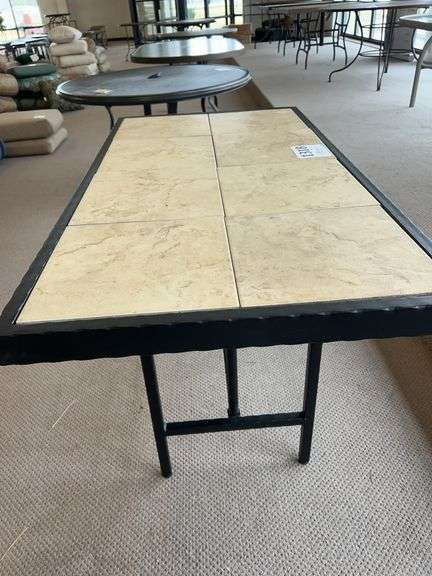 49x26 tile top occasional table