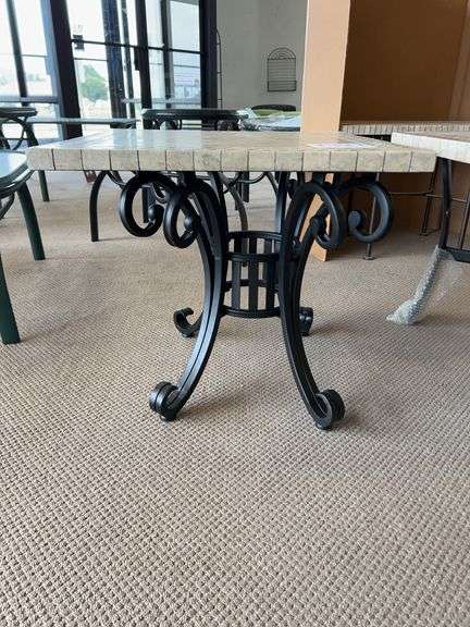 24 inch tile top table
