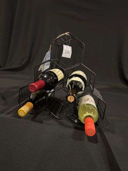 Wine and Wine Rack Bundle