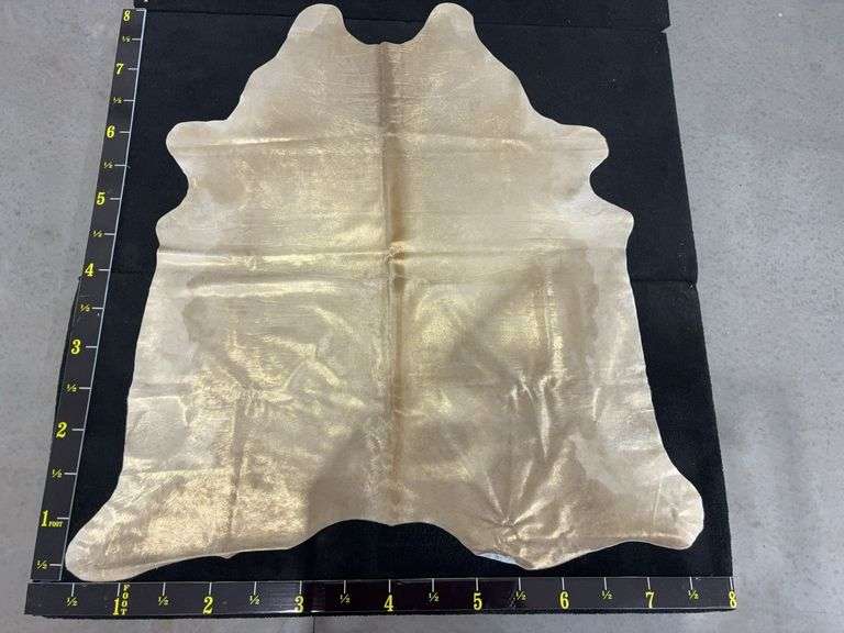 Designer Tan Metallic Cowhide