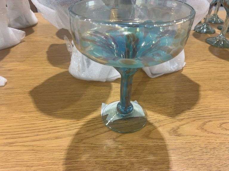 Six (6) Margarita Glasses  (Made in Mexico)