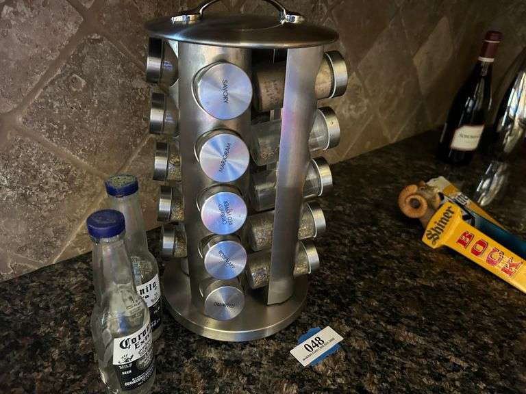 Spice rack and spices