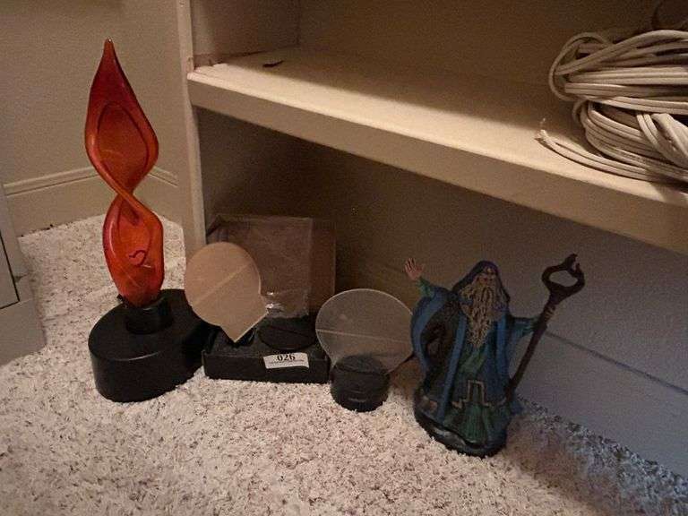 3D Lamps, and Statue
