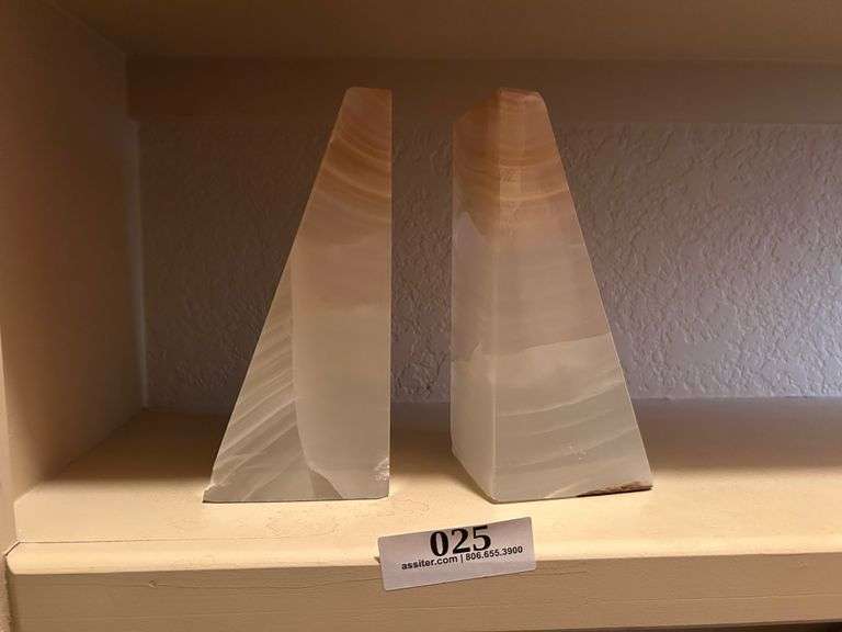 Onyx Bookends