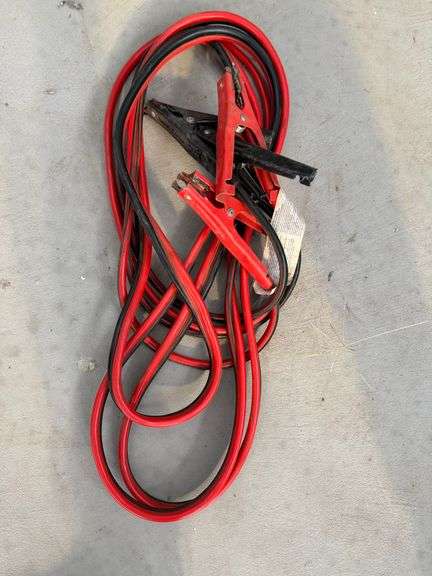 Heavy-Duty Jumper Cables – Red & Black