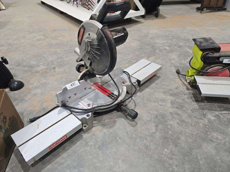 Craftsman 10 inch Compound Miter Saw model 312.212500 - Assiter Auctioneers