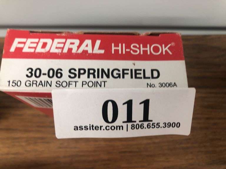 (20) Federal Hi-Shock 30-06 Springfield 150gr Soft Point