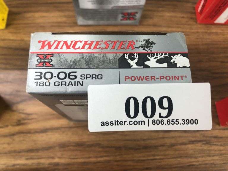 (20) Winchester 30-06 SPRG 180gr Power Point