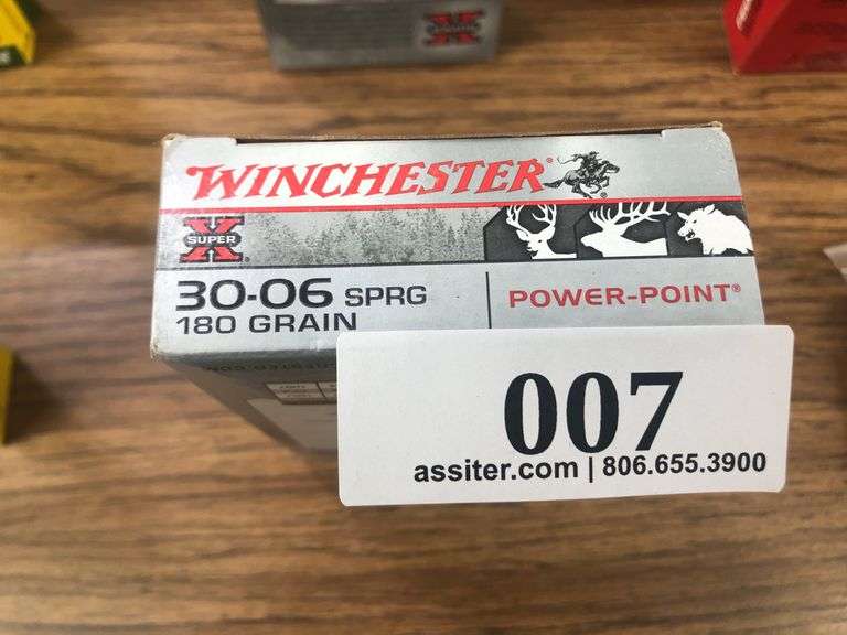 (20) Winchester 30-06 SPRG 180gr Power Point