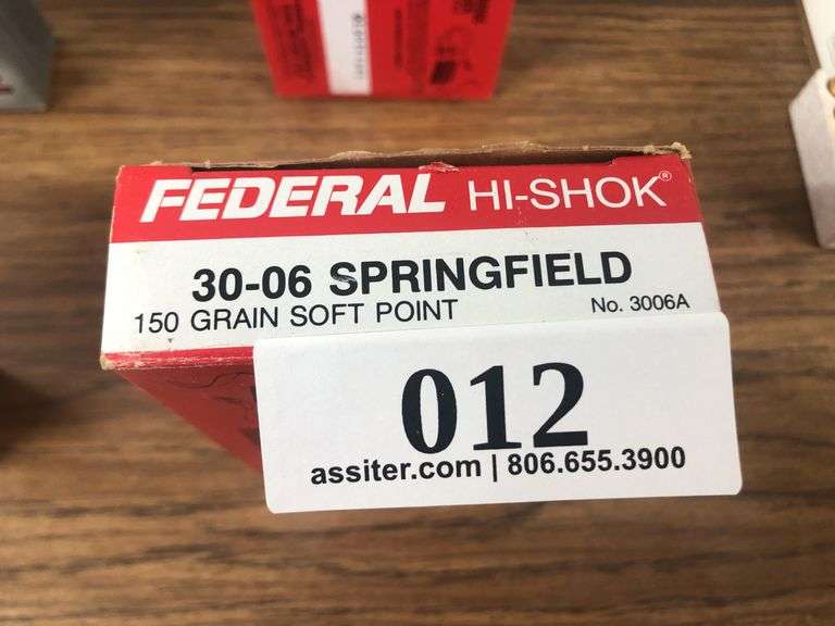 (20) Federal Hi-Shock 30-06 Springfield 150gr Soft Point