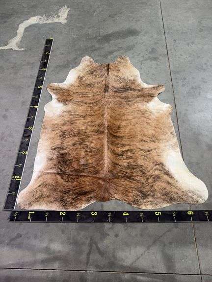 Brindle Colored Cowhide
