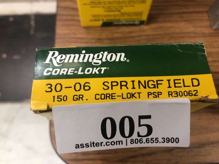 (20) Remington Core-Lokt 30-06 Springfield 150gr
