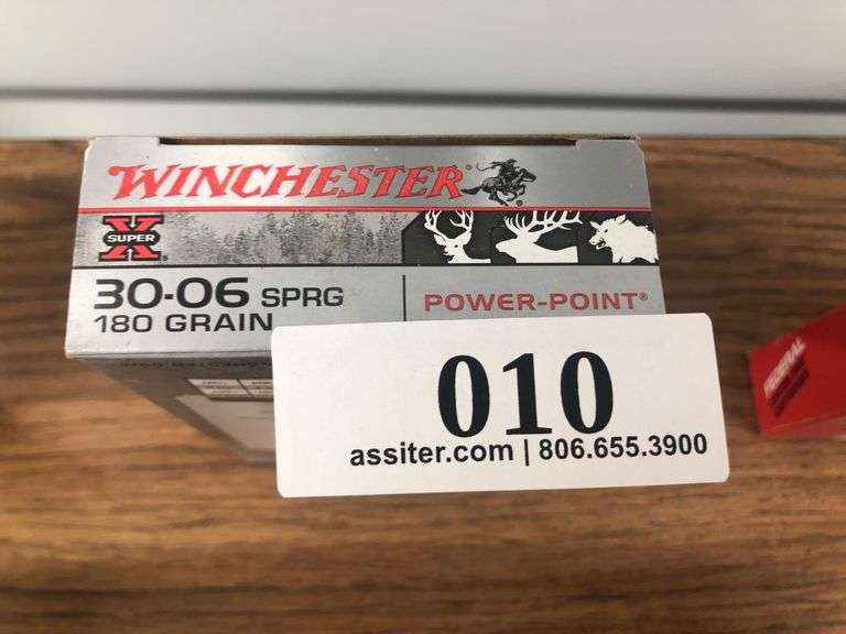 (20) Winchester 30-06 SPRG 180gr Power Point