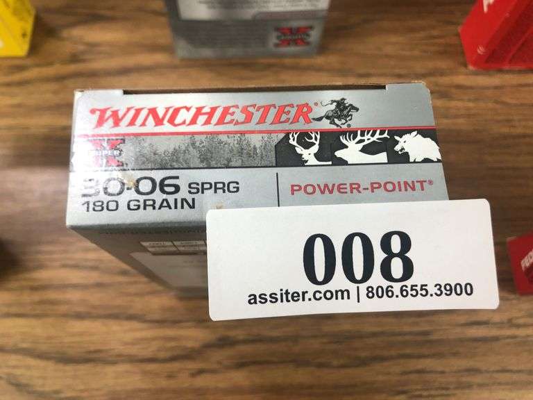 (20) Winchester 30-06 SPRG 180gr Power Point