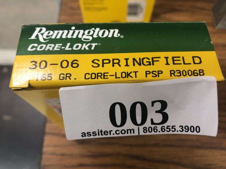 (20) Remington Core-Lokt 30-06 Springfield 165gr