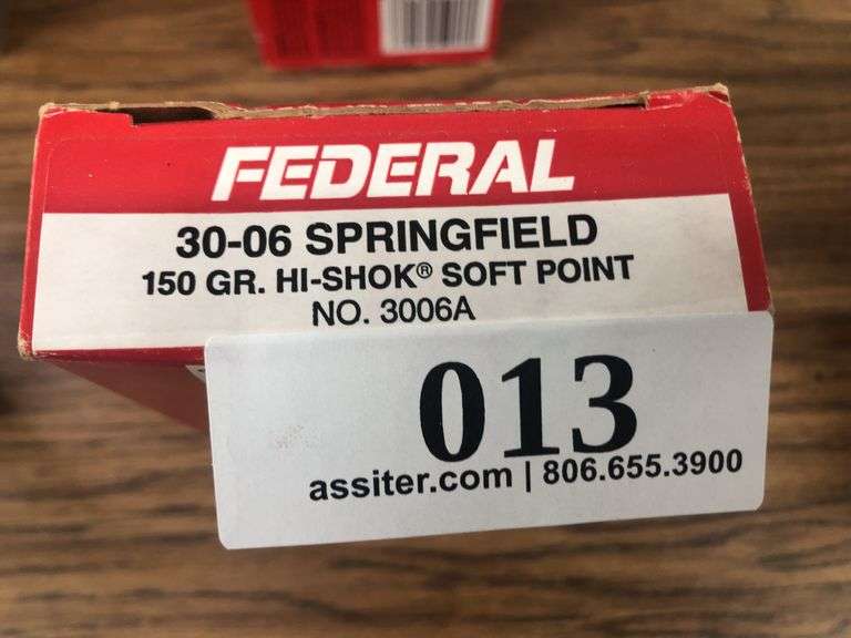 (20) Federal Hi-Shock 30-06 Springfield 150gr Soft Point