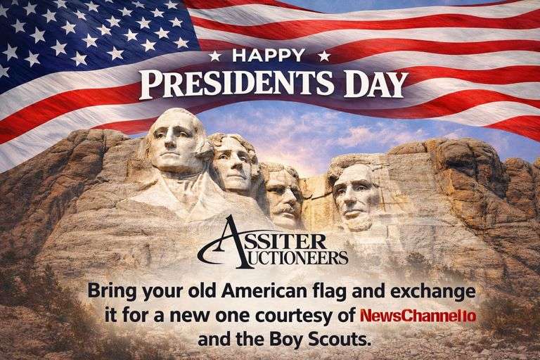 Presidents Day American Flag Exchange