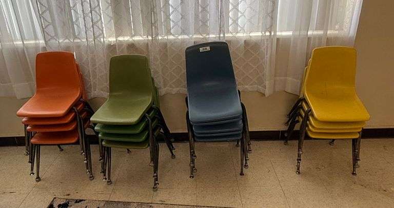 Retro children's chairs