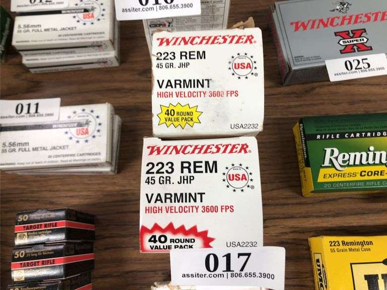 (64) Winchester .223REM Spent Shells