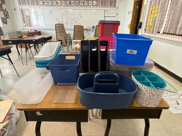 Assortment of Plastic Storage