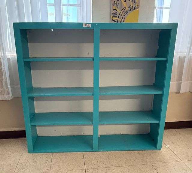 Turquoise Book Shelf