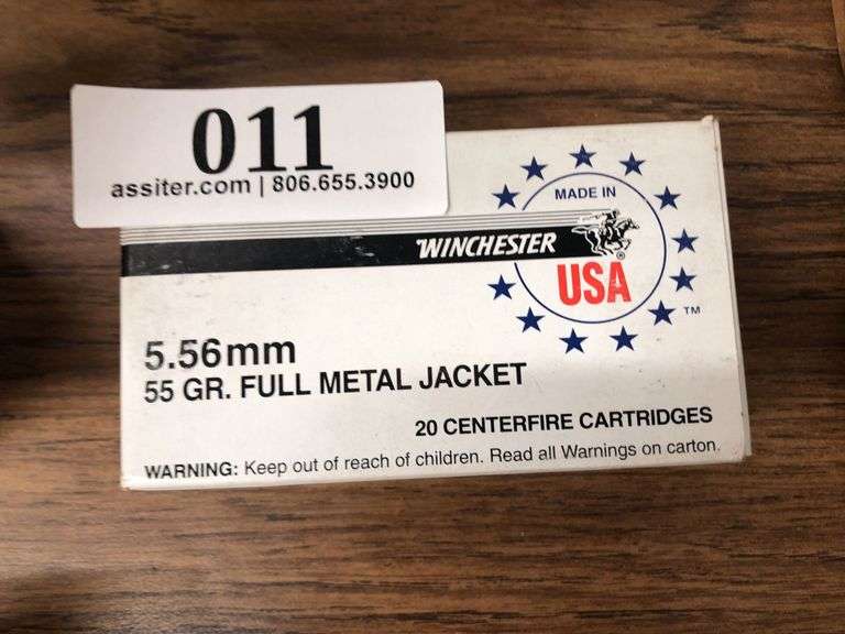 (40) Winchester 5.56 mm 55gr FMJ
